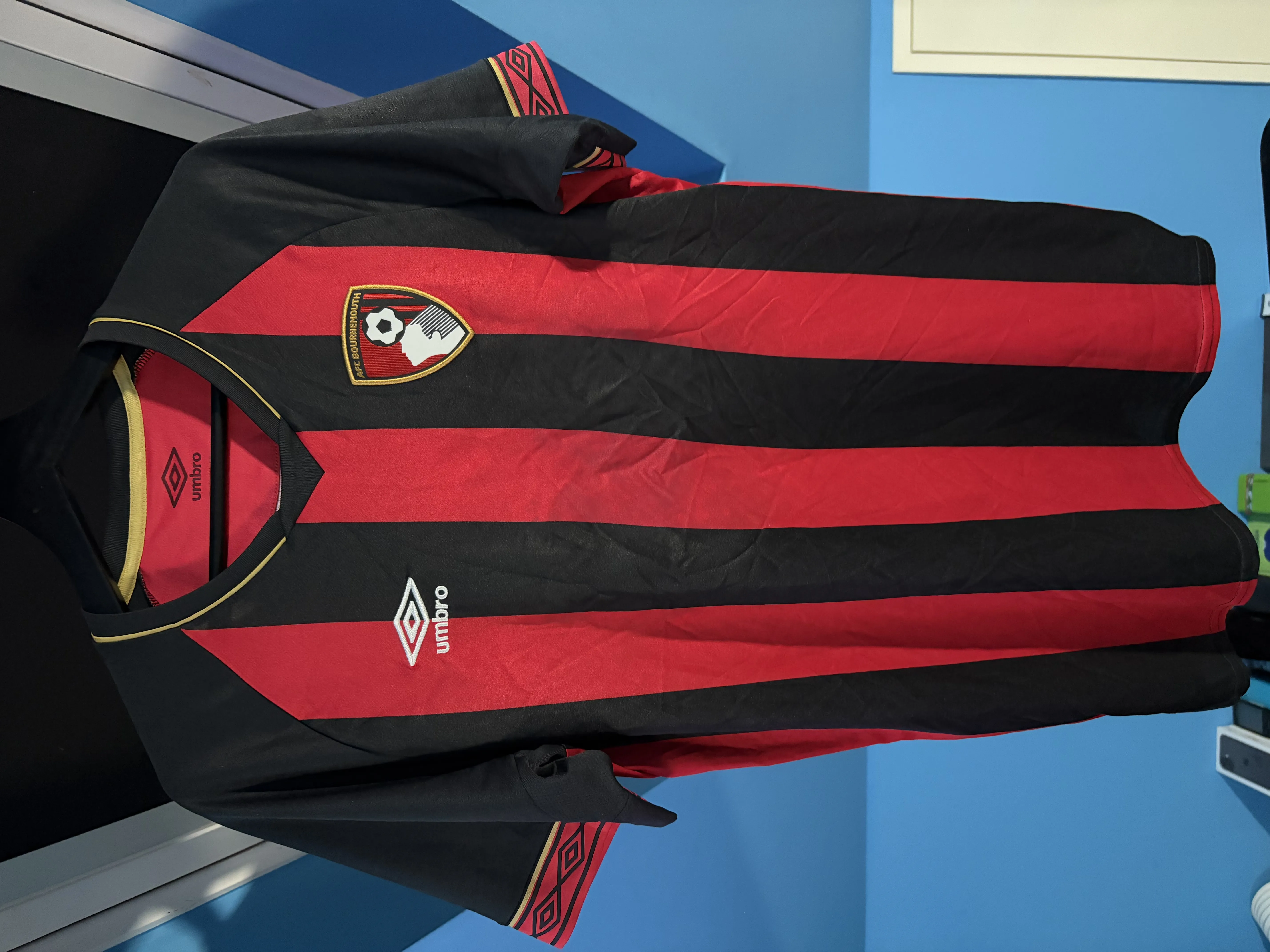 AFC Bournemouth 2018/19 Home Shirt – Medium | Sponsorless