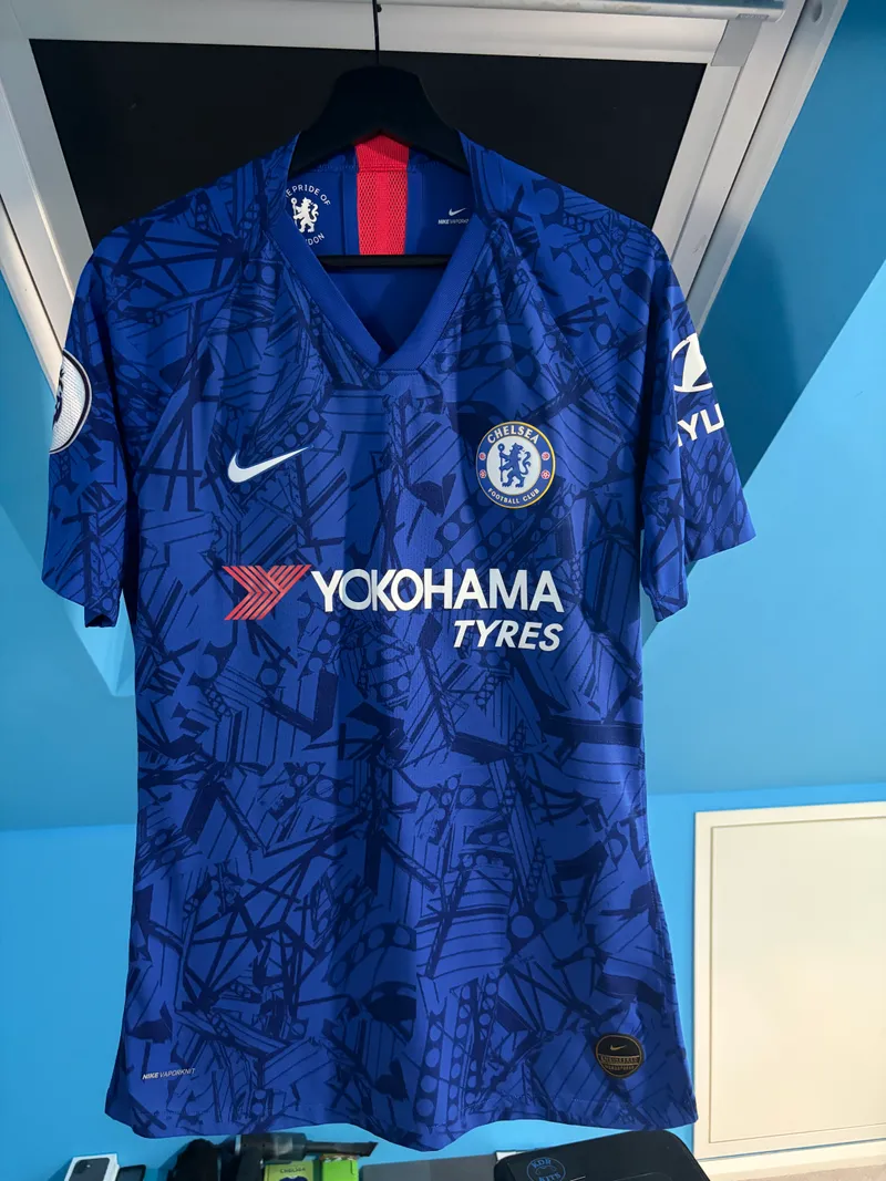 Chelsea 2019/20 Home Shirt – Match Worn by César Azpilicueta – Medium