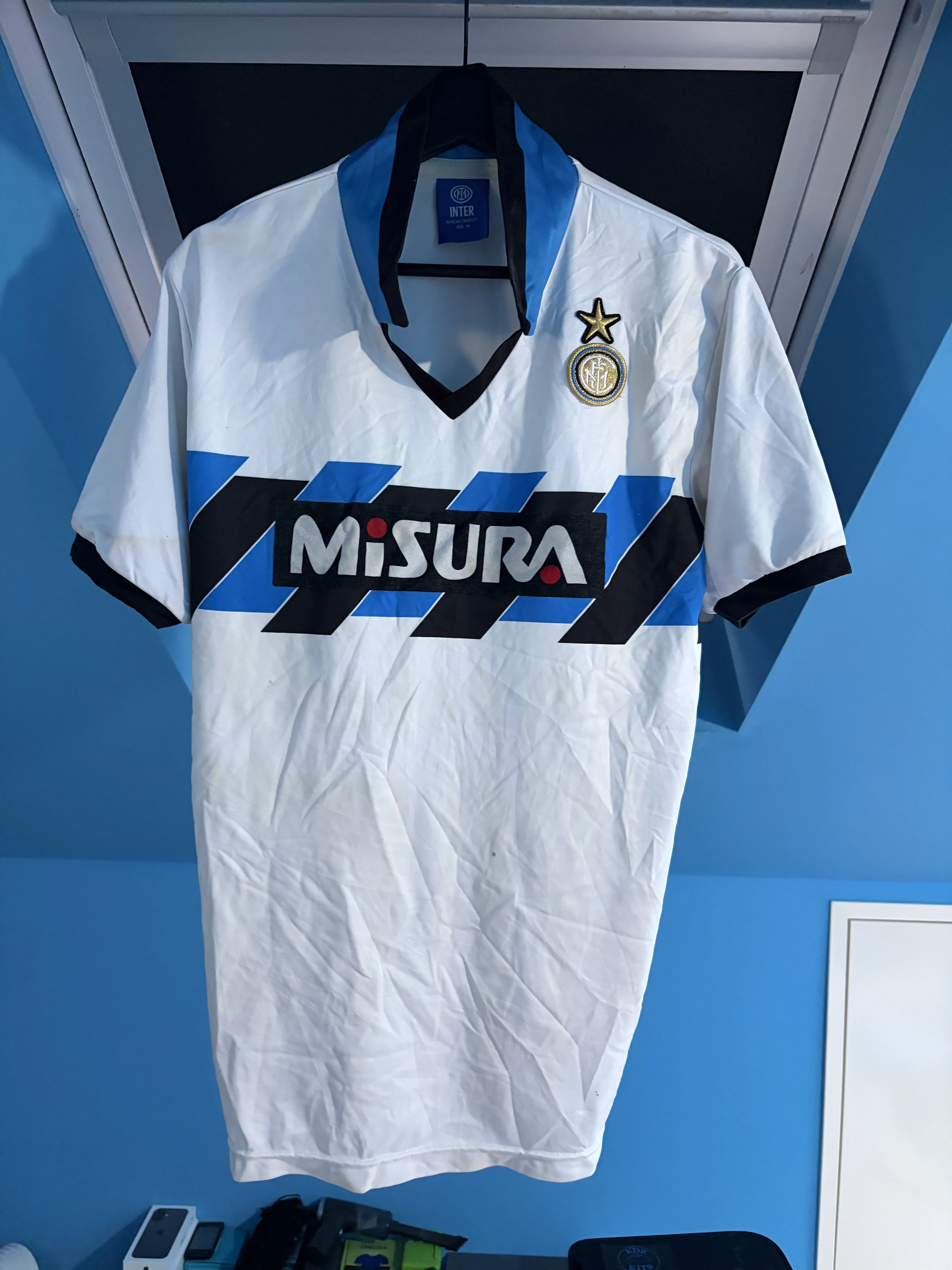 Inter Milan 1990/91 Away Shirt – Medium
