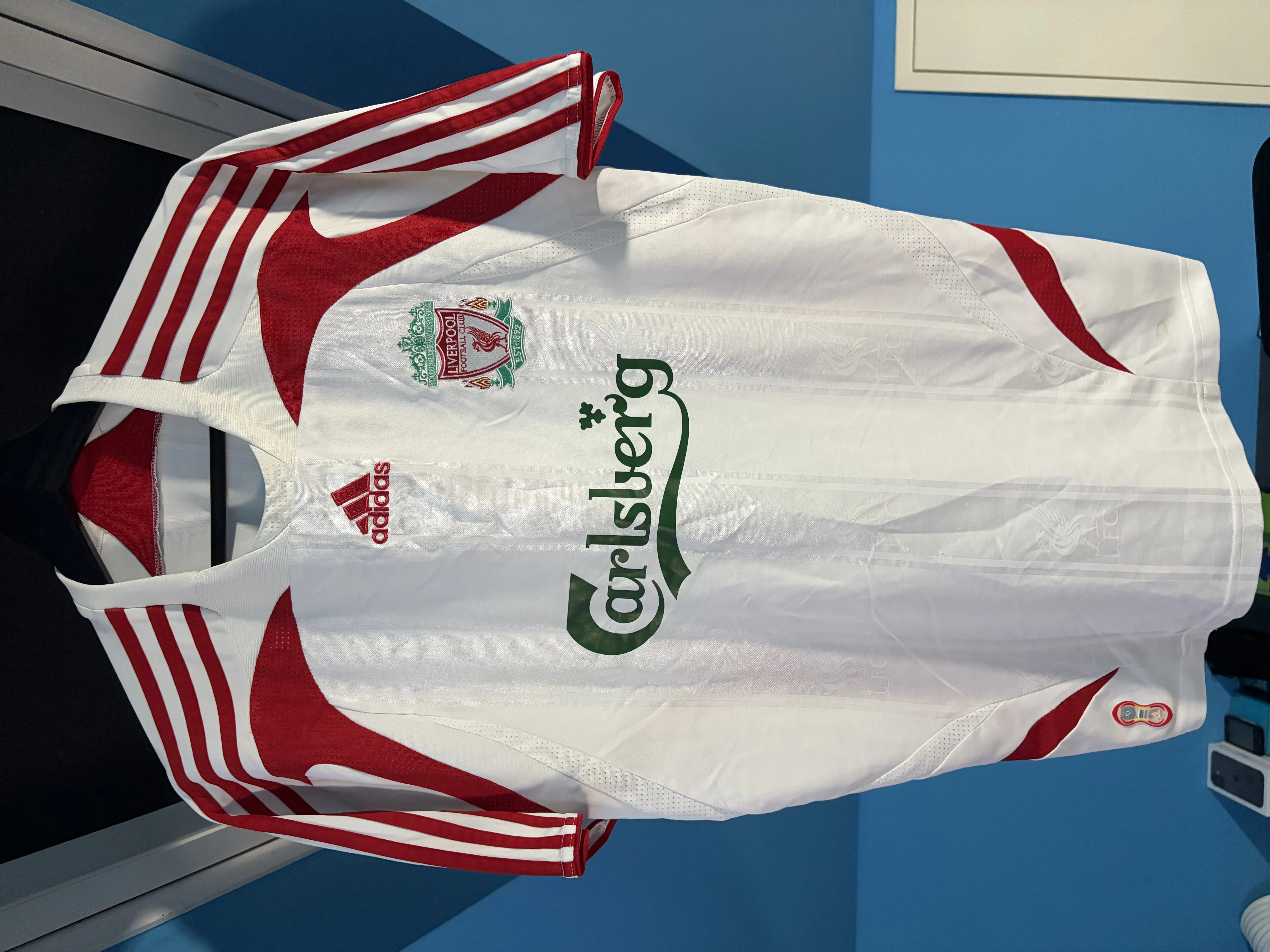 Liverpool 2007/08 Away Shirt – Medium
