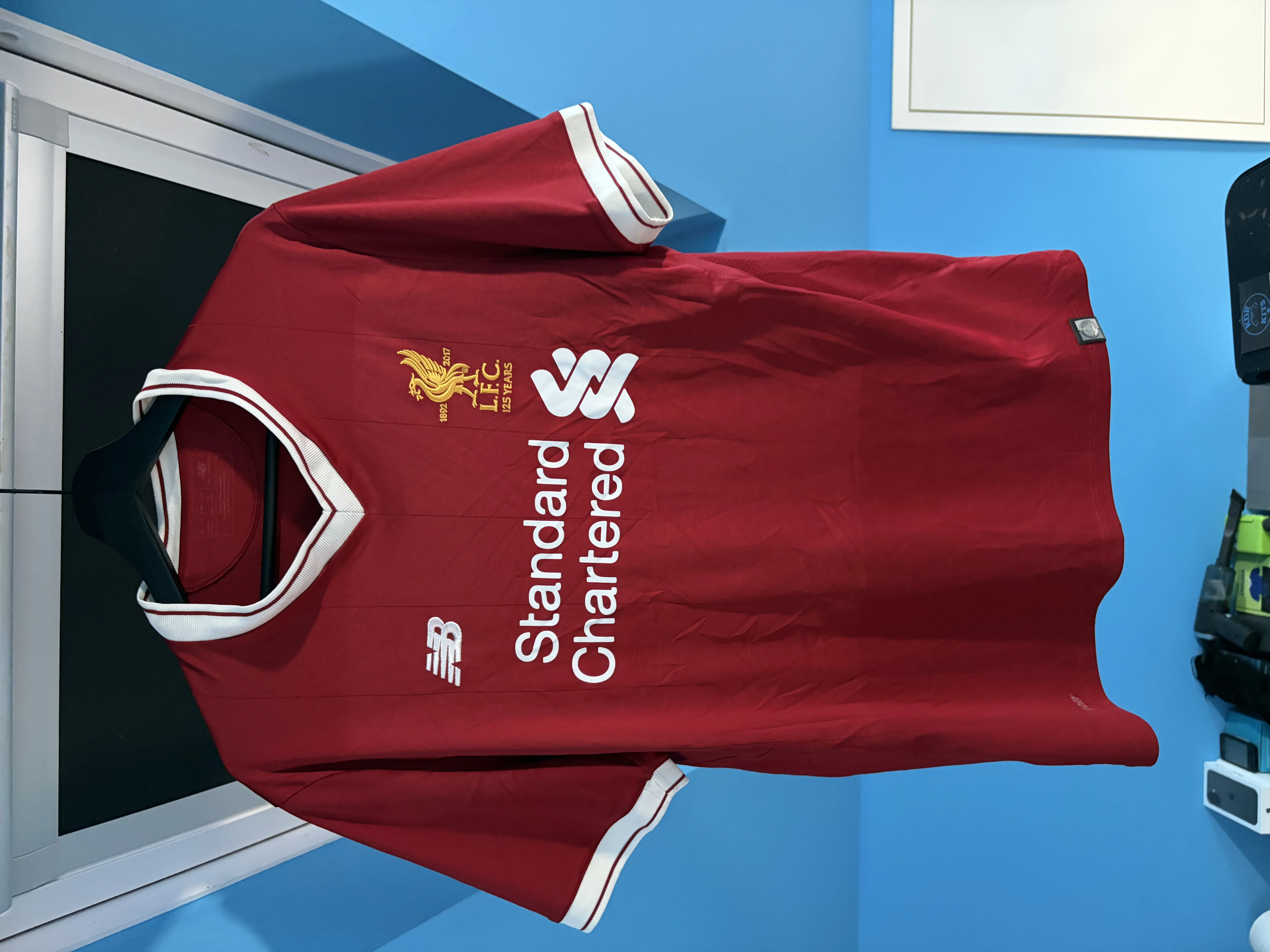 Liverpool 2017/18 Home Shirt – Medium (Item 2) | 125 Years Edition