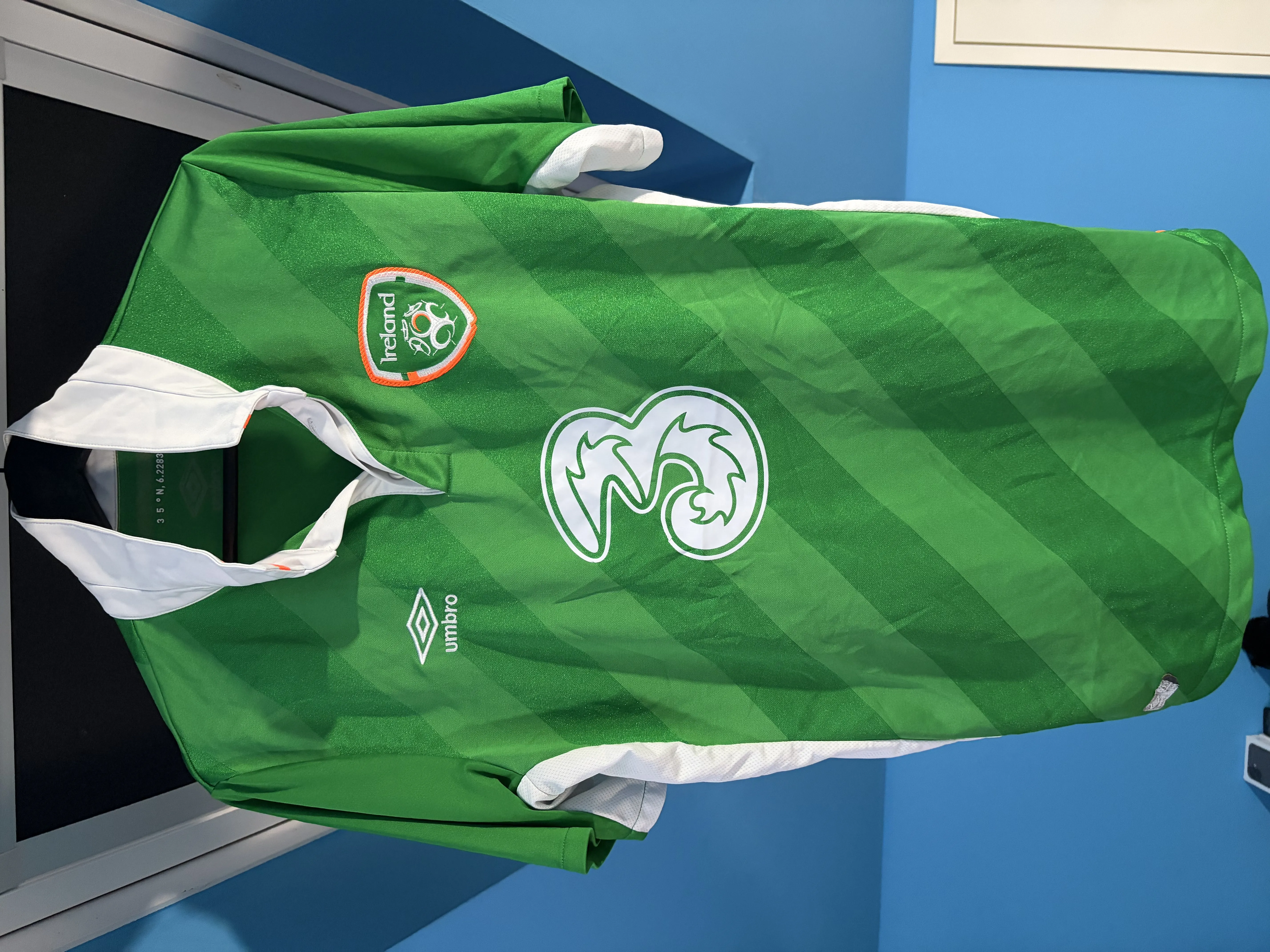 Republic of Ireland 2016/17 Home Shirt – Medium